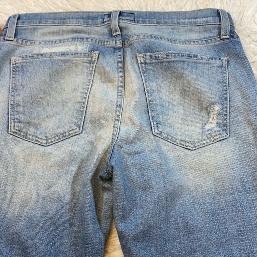 ✨ Current/Elliott ✨ The Stiletto Skinny Ankle Super Vintage Repair Size 27 - Picture 4 of 10